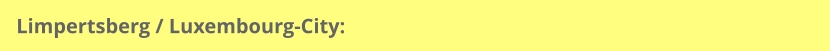 Limpertsberg / Luxembourg-City: